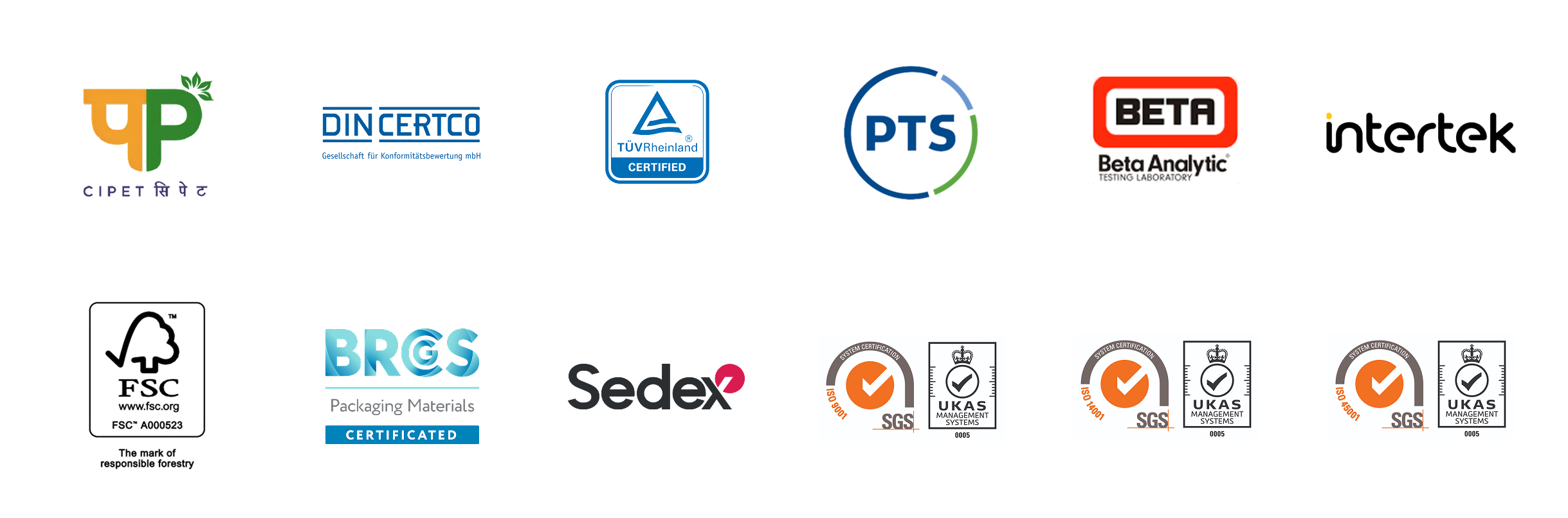 Certifications
